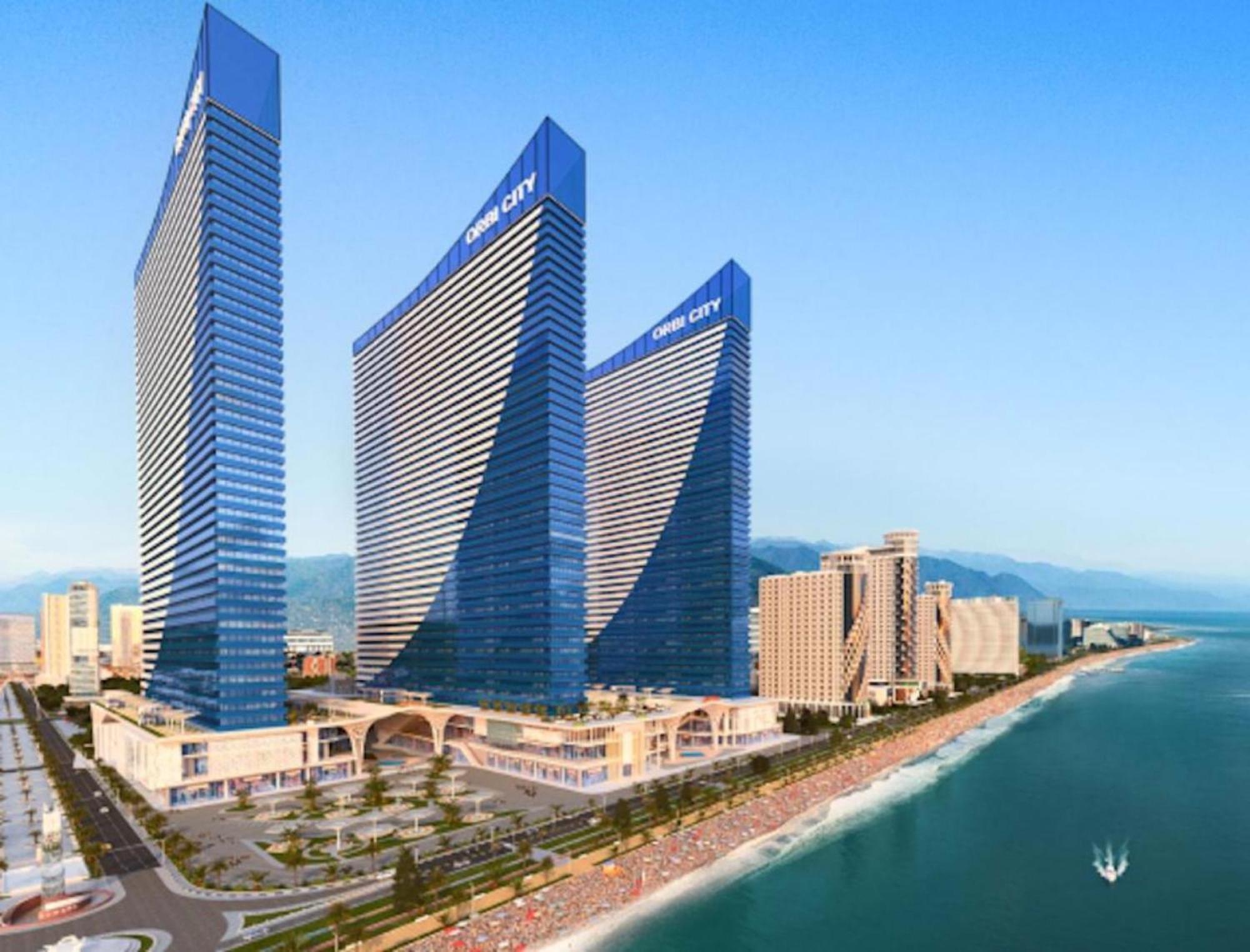 Delux Sea View Aparthotel In Orbi City באטומי מראה חיצוני תמונה